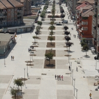 PROMENADE AND PARKS IN THE CENTER OF PETROSANI CITY